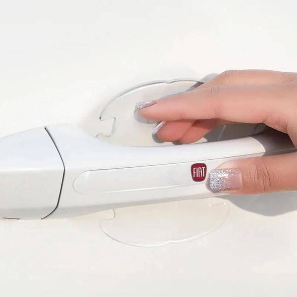 Kit Protetor Maçaneta Silicone Incolor Todos Os Carros Fiat - Rvt Imagem de Kit Protetor Maçaneta Silicone Incolor Todos Os Carros Fiat