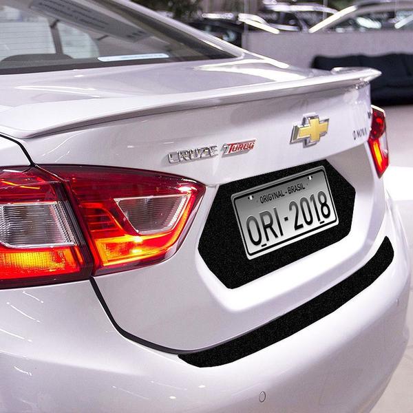 Imagem de Kit Protetor Porta-Malas Cruze Sedan 2017/2018 + Fundo De Placa