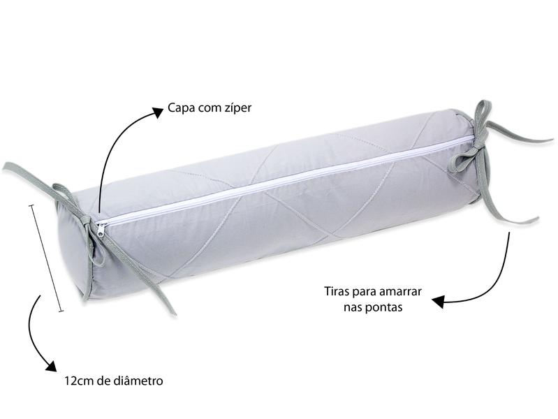 Imagem de Kit Protetor Rolinhos Mini Cama Montessoriana 4 Peças Menino Menina