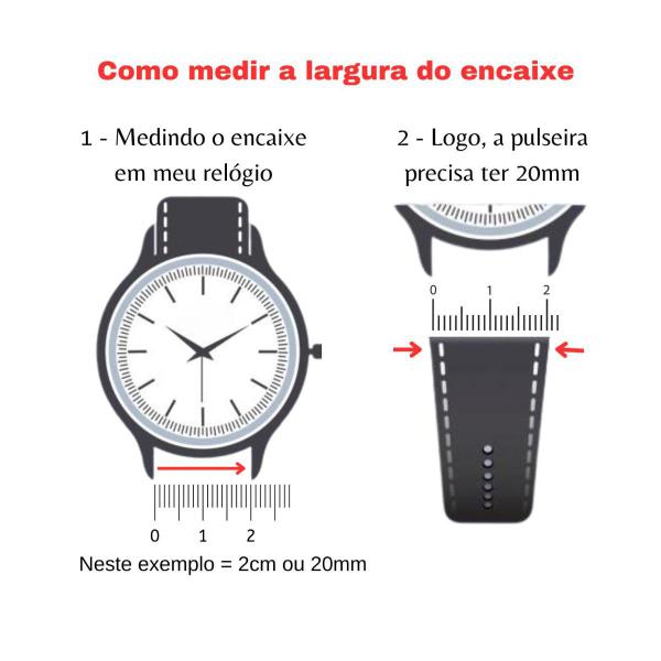 Imagem de Kit Pulseira Silicone Play Para Smartwatch Relógio 22mm