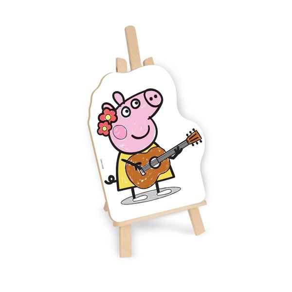 Imagem de Kit Quadros De Pintura Infantil Peppa Pig Com Cavalete - Nig Brinquedos