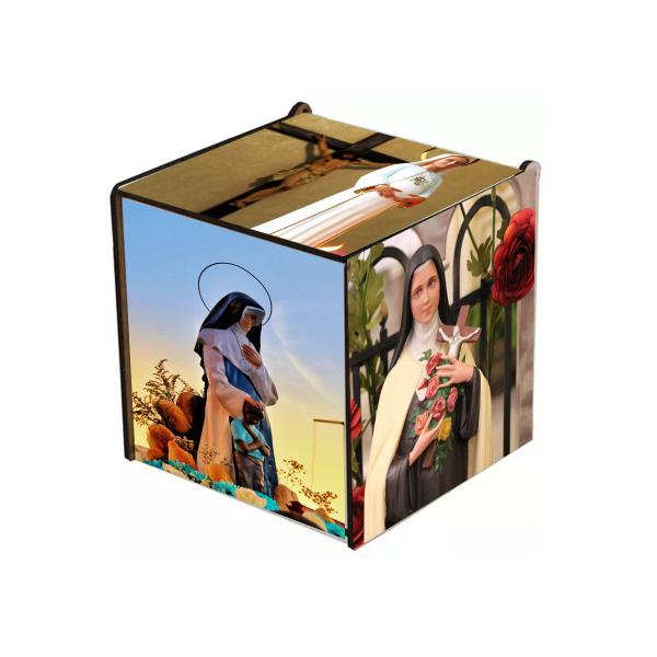 Kit Quebra-Cabeças Religiosos de 120 peças com caixa de MDF Exclusiva + Terço Especial - Reidopendrive Imagem de Kit Quebra-Cabeças Religiosos de 120 peças com caixa de MDF Exclusiva + Terço Especial