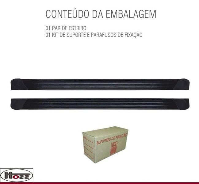 Imagem de Kit Quebra Mato Estribo Plataforma EcoSport 13/2020 Preto