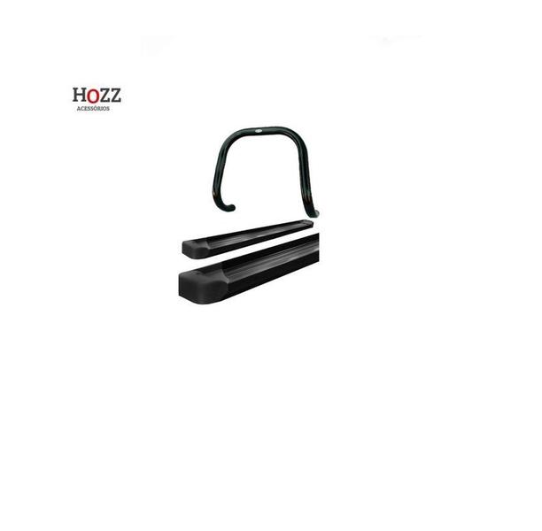 Kit Quebra Mato S/barra estribo Plat Aluminio Preto F250 - HOZZ Imagem de Kit Quebra Mato S/barra estribo Plat Aluminio Preto F250