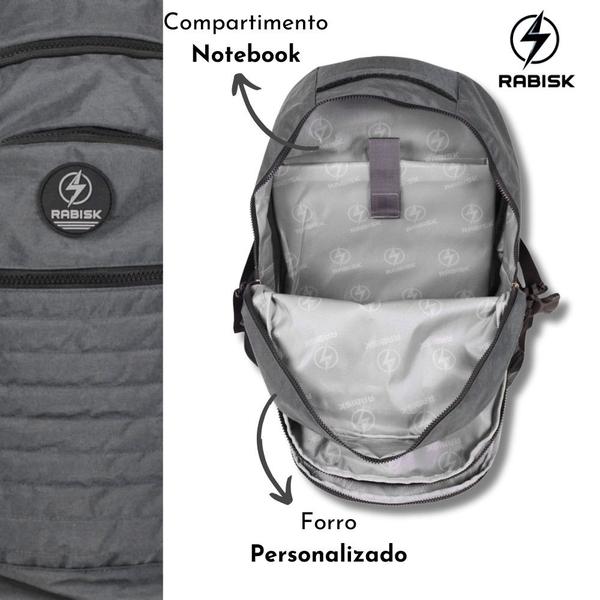 Imagem de Kit Rabisk Trade Mochila para Notebook RK4212 + Estojo Box RK4214