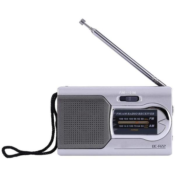 Imagem de Kit Radio de Bolso AM FM 822e Com Fone de Ouvido Portatil 