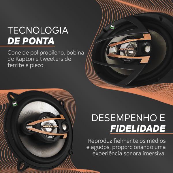 Imagem de Kit Rádio Mp3 Som Automotivo + Par Alto Falante Quadriaxial 5 e 6 Polegadas 160w