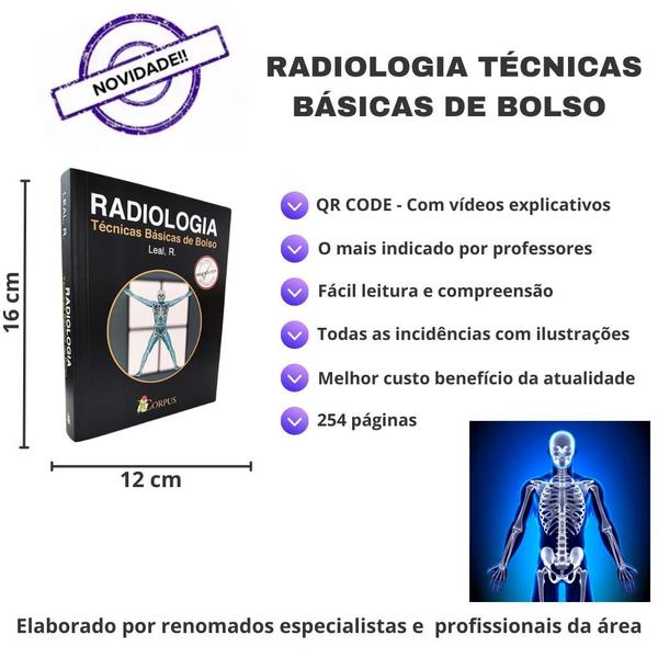 Imagem de Kit Radiologia: Anatomia e Fisiologia Humana + Técnicas Básicas + Dicionário de Termos