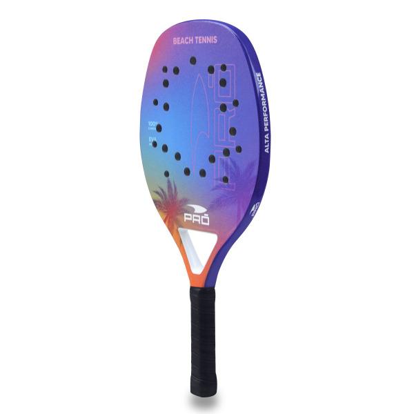 Imagem de Kit Raquete Beach Tennis Praia Bolinhas Full Carbon Carbono 