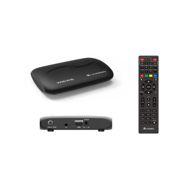 Imagem de Kit Receptor De Tv Vivensis Sat Hd + Lnbf Duplo+ Cabo