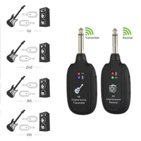 Imagem de Kit Receptor e Trasmissor Sem Fio UHF Instrumento SM24 Smart