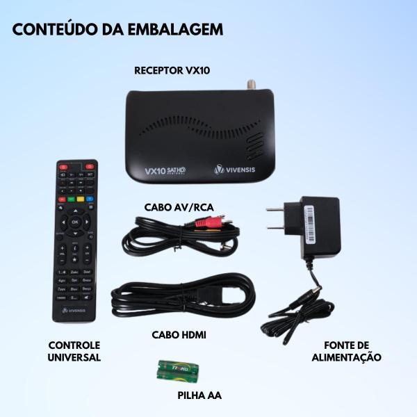 Imagem de Kit receptor vivensis + controle senior