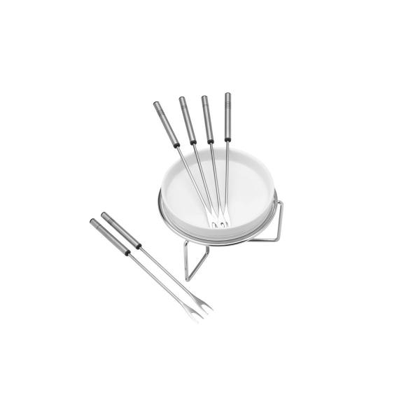 Kit rechaud 15 cm para queijo Brie de cerâmica com faca de aço inox e suporte Bon Gourmet - 26373 - Wolff Imagem de Kit rechaud 15 cm para queijo Brie de cerâmica com faca de aço inox e suporte Bon Gourmet - 26373