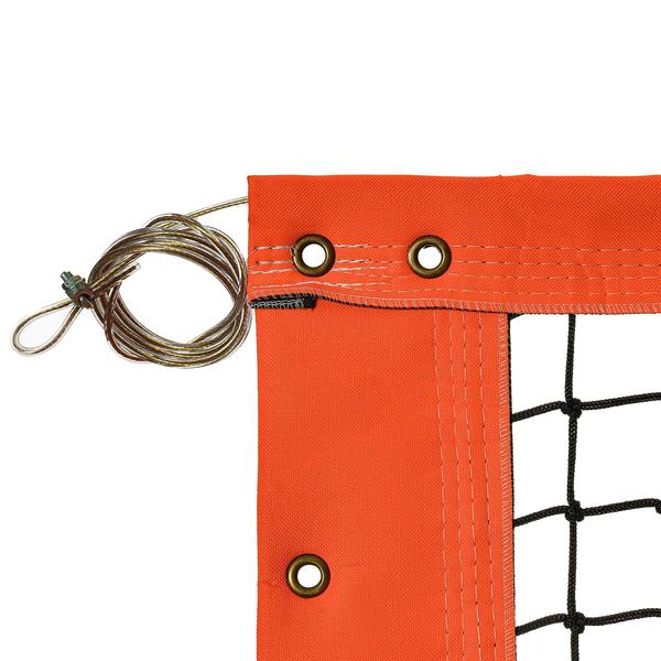 Kit Rede De Beach Tennis Simples 6,5 Metros Laranja/Preto - Evo sports Imagem de Kit Rede De Beach Tennis Simples 6,5 Metros Laranja/Preto