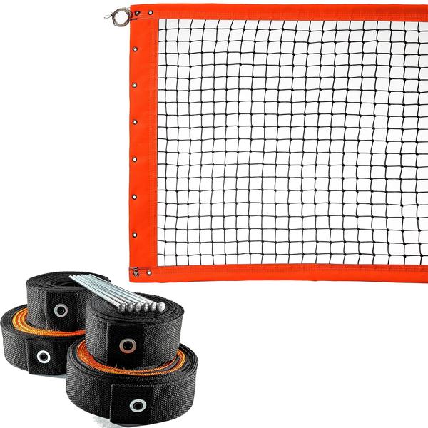Kit Rede De Beach Tennis Simples 6,5 Metros Laranja/Preto - Evo sports Imagem de Kit Rede De Beach Tennis Simples 6,5 Metros Laranja/Preto