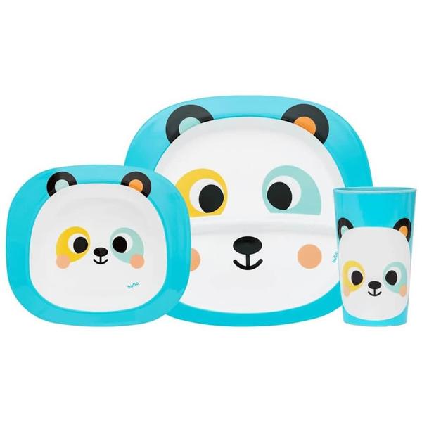 Kit refeicao bubazoo panda buba Imagem de Kit refeicao bubazoo panda buba