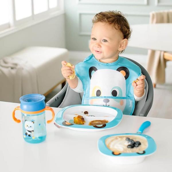 Kit refeicao bubazoo panda buba Imagem de Kit refeicao bubazoo panda buba