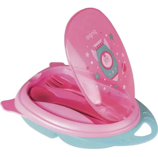 Kit refeição foguete com talher - Buba Imagem de Kit refeição foguete com talher