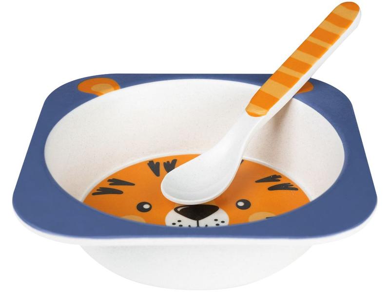 Kit Refeição Infantil Buba Tigrinho 5 Peças - Laranja Imagem de Kit Refeição Infantil Buba Tigrinho 5 Peças