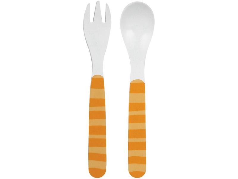 Kit Refeição Infantil Buba Tigrinho 5 Peças - Laranja Imagem de Kit Refeição Infantil Buba Tigrinho 5 Peças