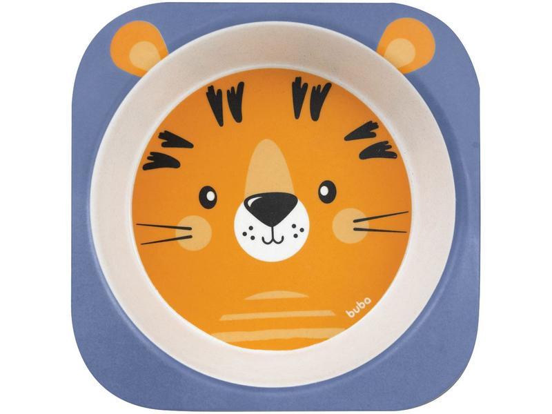 Kit Refeição Infantil Buba Tigrinho 5 Peças - Laranja Imagem de Kit Refeição Infantil Buba Tigrinho 5 Peças