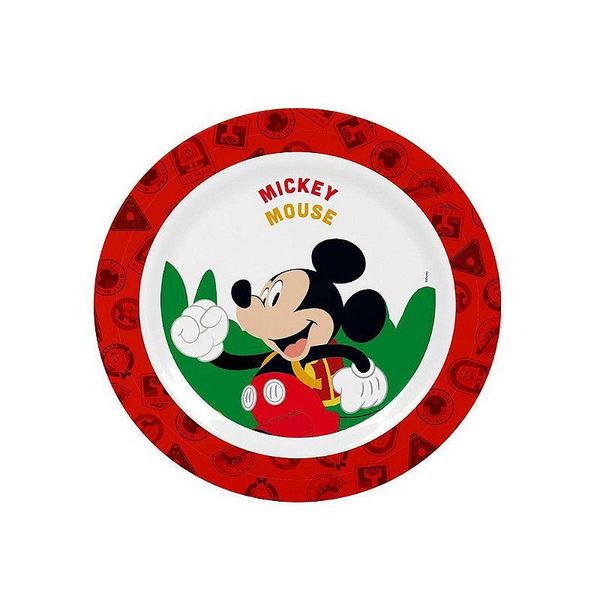 Kit Refeição Infantil Mickey Disney 4 Peças Pratos, Bandeja e Copo Com Canudo - Tuut - Yangzi Imagem de Kit Refeição Infantil Mickey Disney 4 Peças Pratos, Bandeja e Copo Com Canudo - Tuut