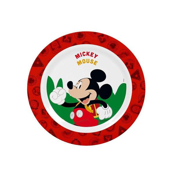 Kit Refeição Infantil Mickey Disney 4 Peças Pratos, Bandeja e Copo Com Canudo - Tuut - Yangzi Imagem de Kit Refeição Infantil Mickey Disney 4 Peças Pratos, Bandeja e Copo Com Canudo - Tuut
