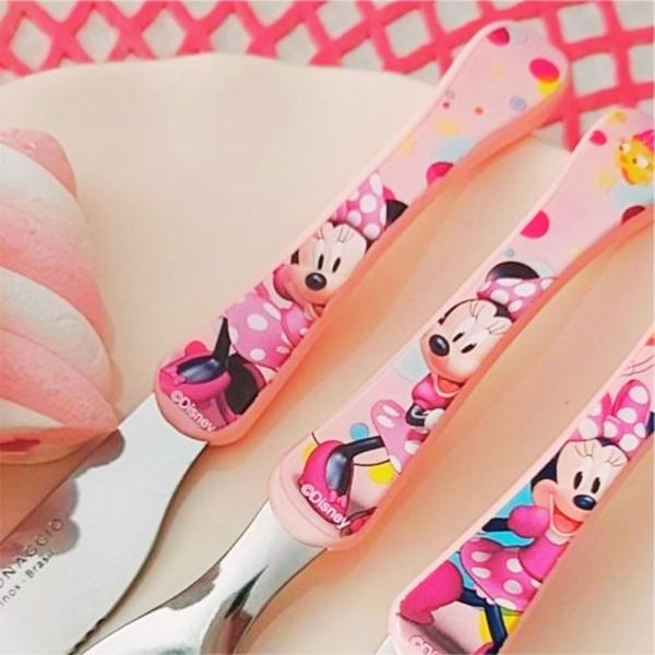 Kit Refeição Infantil Minnie 7 Peças Melamina Prato, Tigela, Copo, Lugar Americano e Talheres - Tuut - Yangzi Imagem de Kit Refeição Infantil Minnie 7 Peças Melamina Prato, Tigela, Copo, Lugar Americano e Talheres - Tuut