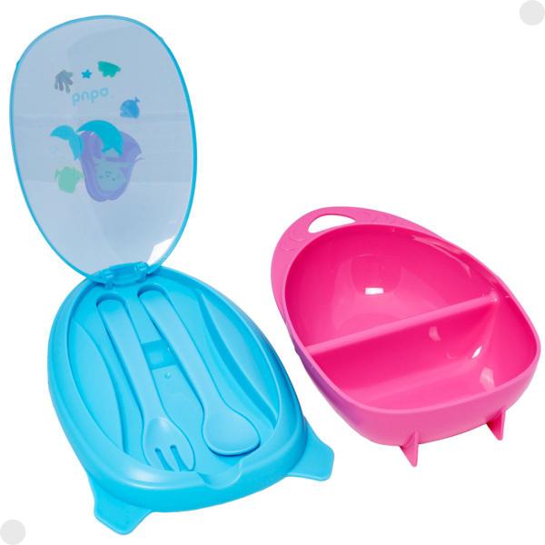 Kit Refeição Infantil Sereia Bowl Com Divisórias e Talheres 18496 - Buba Imagem de Kit Refeição Infantil Sereia Bowl Com Divisórias e Talheres 18496 - Buba