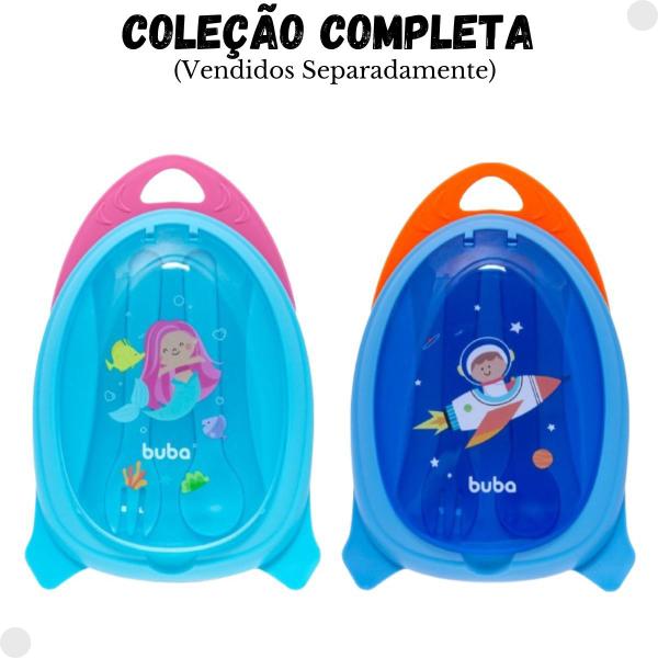 Kit Refeição Infantil Sereia Bowl Com Divisórias e Talheres 18496 - Buba Imagem de Kit Refeição Infantil Sereia Bowl Com Divisórias e Talheres 18496 - Buba
