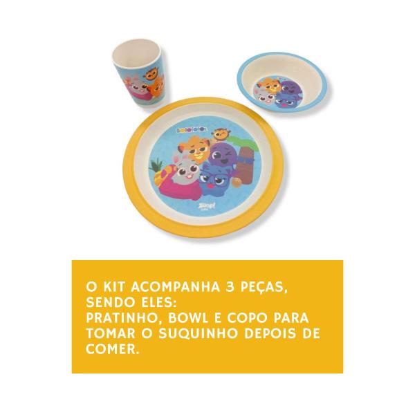 Imagem de Kit Refeição Turma Bolofofos C/ 3 Peças Hora do Papá - Zoop