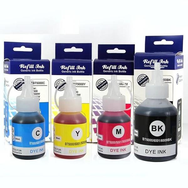 Imagem de Kit Refil de Tinta Compatível Brother BTD60BK e BT5001