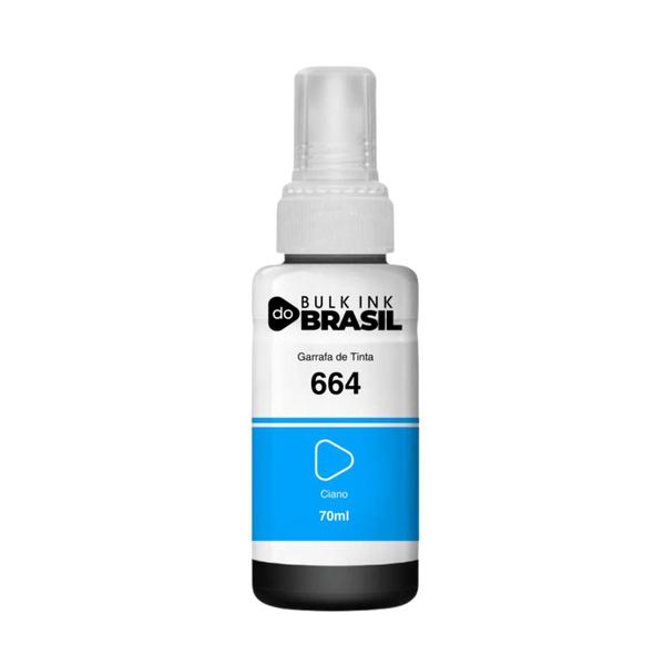 Kit refil de Tinta T664 CMYK Compatível Para epson Ecotank L395 - Bulk Ink Do Brasil Imagem de Kit refil de Tinta T664 CMYK Compatível Para epson Ecotank L395