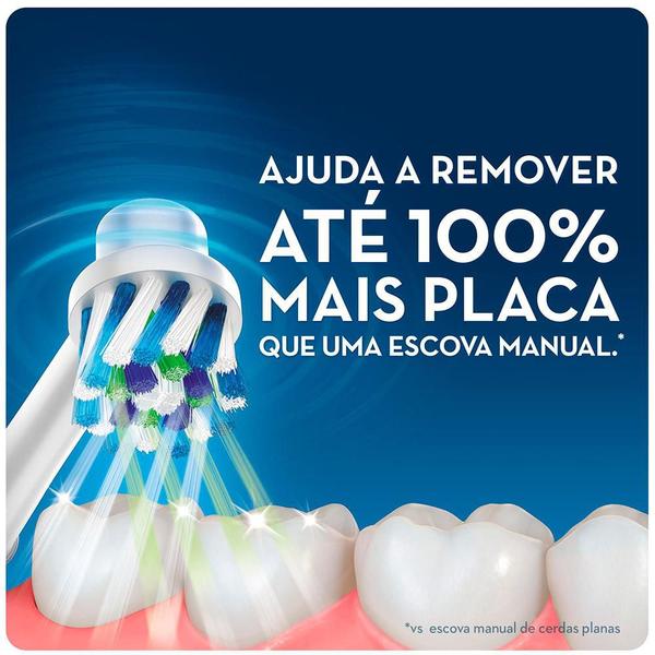 Imagem de Kit Refil Escova Elétrica Oral-B Cross Action Leve 4 Pague 2