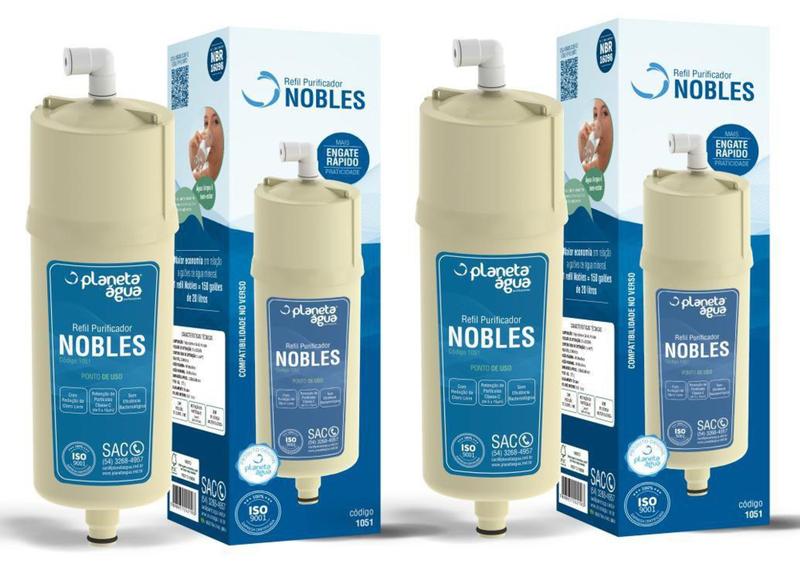 Imagem de Kit Refil Filtro Purificador Europa Noblesse Plus Cta Smart - Planeta Agua