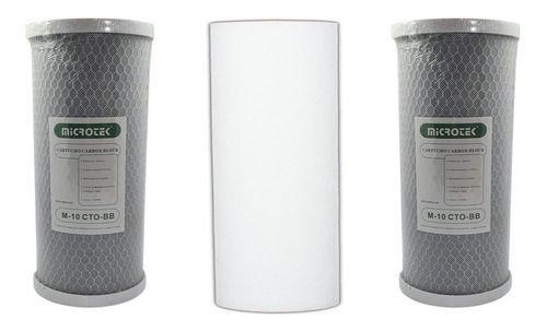 Kit Refil Triplo Fabricação Cerveja Pp + Carbon Block Big 10 - ROYAL B&B Imagem de Kit Refil Triplo Fabricação Cerveja Pp + Carbon Block Big 10