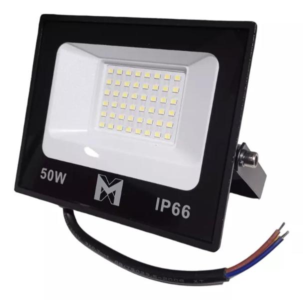 Imagem de Kit Refletor 50w Led Smd + Sensor De Presença