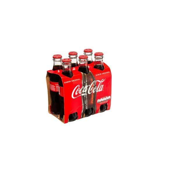 Imagem de Kit Refrigerante Coca Cola Garrafa Vidro 250Ml C/12 Unidades