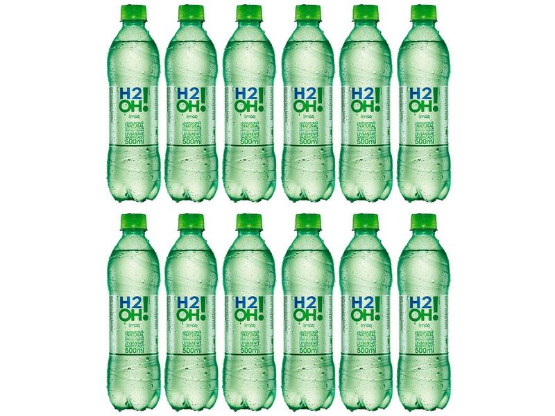 Kit Refrigerante H2OH! Limão Zero Açúcar 500ml - 12 Unidades Kit Refrigerante H2OH! Limão Zero Açúcar 500ml - 12 Unidades