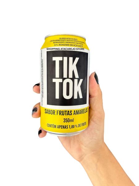 Imagem de Kit Refrigerante TikTok Frutas Amarelas e Frutas Vermelhas 12 Latas lançamento novidade - Toktok