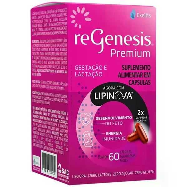 Imagem de Kit ReGenesis Premium Com 5 Caixas De 60 Cápsulas Gelatinosas Moles Cada