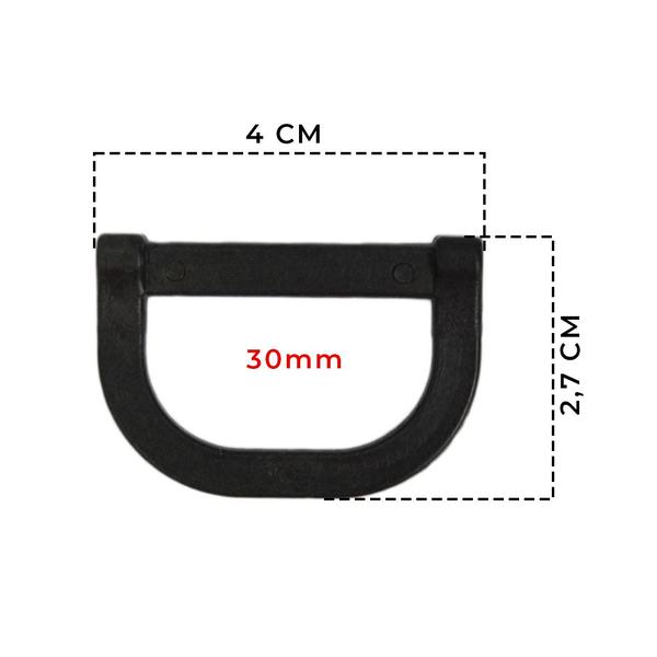 Kit Regulador De Alça Mochila Bolsa 30MM 4CM X 2,7CM Uma Passagem - 50 Uni - RU Imagem de Kit Regulador De Alça Mochila Bolsa 30MM 4CM X 2,7CM Uma Passagem - 50 Uni