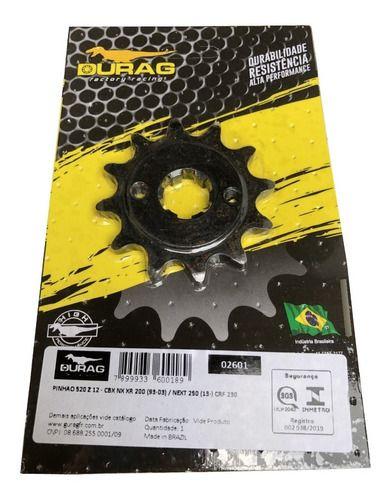 Imagem de Kit Relação 35x12 CBX200 / NX200 / XR200 C/Retentor P520 - Durag e DID