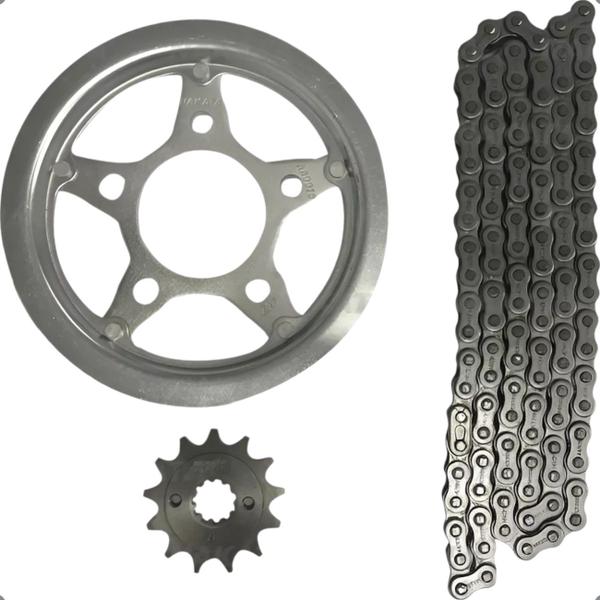 Imagem de Kit Relação Coroa Pinhao Corrente Nakata Honda CBX 250 Twister 2001 a 2008