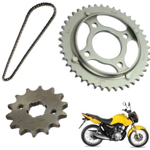 Imagem de Kit Relação Honda Cg Titan Fan 125 2000 a 2008 Original Riffel