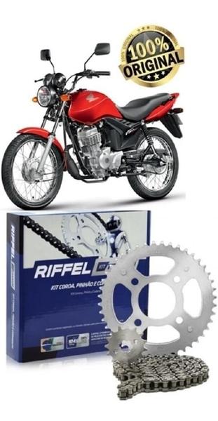 Imagem de Kit Relação Honda Cg Titan Fan 125 Es Ks 2011 2012 Riffel