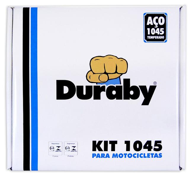 Imagem de Kit Relação Honda Fan 125 2009 até 2013 Duraby - Sem Corrente