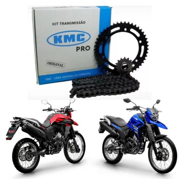 Imagem de Kit Relação Kmc Pro Xtz Lander 250 2018 2019 2020 2021 2022 2023 2024