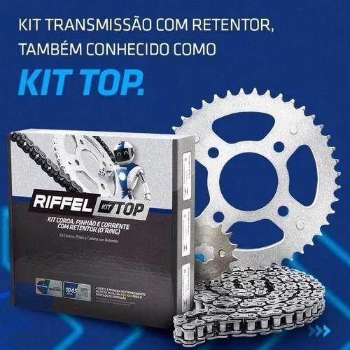 Imagem de Kit Relação Riffel Cg 125 Titan 2000 A 2008 Top C/retentor