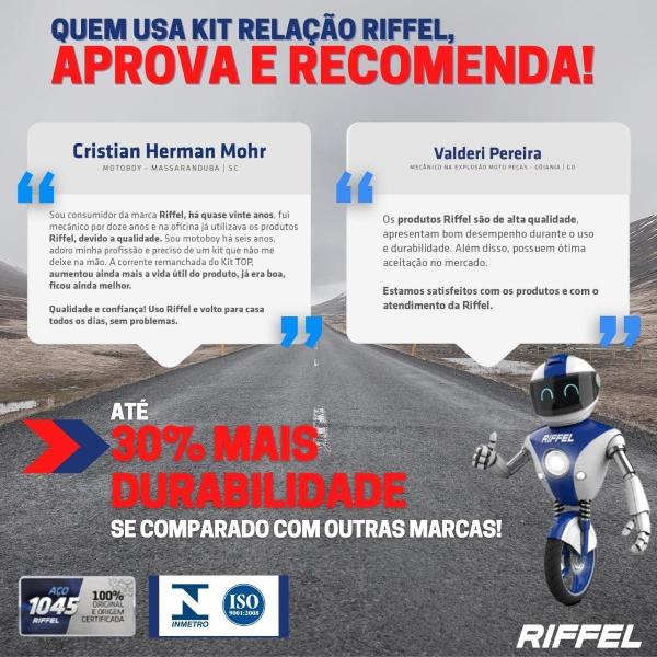 Imagem de Kit Relação Top  O'Ring Retentor Reforçada Tração Transmissão Projeção XTZ 250 TÉNÉRÉ /LANDER  /LANDER X 